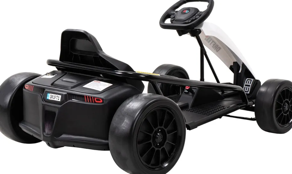 Drift-Kart SX1968, Drift-Scooter Go-Kart 700 Watt, EVA-Weichgummireifen vorne, Bremsautomatik (Weiß)