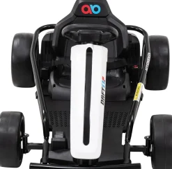 Drift-Kart SX1968, Drift-Scooter Go-Kart 700 Watt, EVA-Weichgummireifen vorne, Bremsautomatik (Weiß)