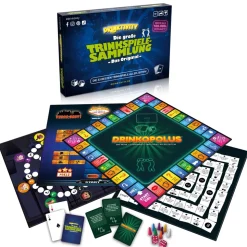 Drinktivity - Die große Trinkspielesammlung (DE) Partyspiele Erwachsene 33 Spiele Party Box