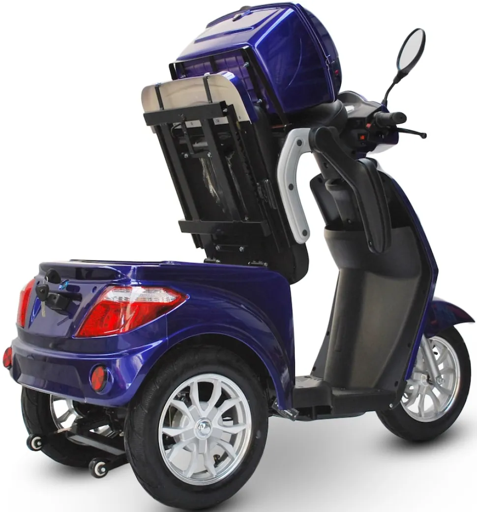 ECO ENGEL 500 Blau, 25 km/h, 1000 Watt Seniorenmobil Elektromobil Seniorenfahrzeuge