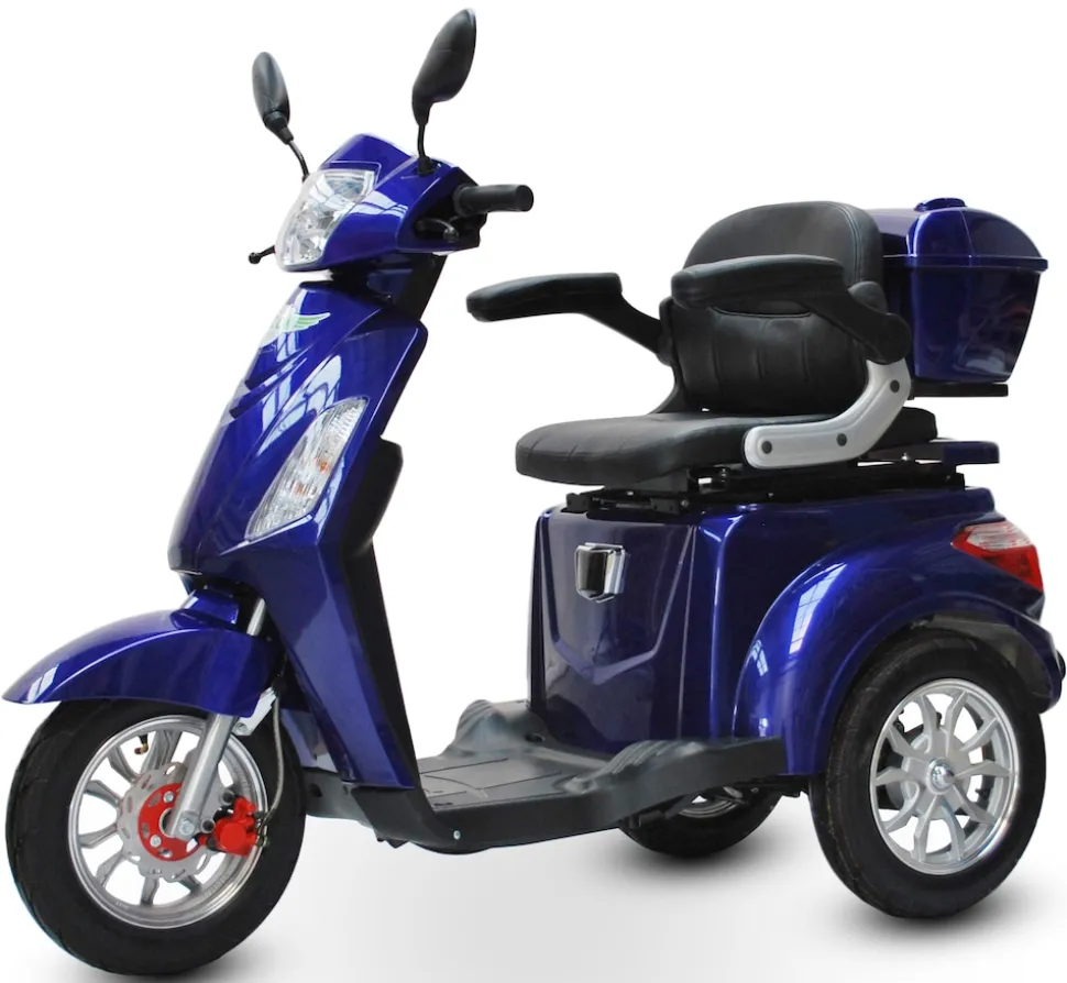 ECO ENGEL 500 Blau, 25 km/h, 1000 Watt Seniorenmobil Elektromobil Seniorenfahrzeuge