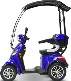 ECO ENGEL 510 Blau mit Dach 20 Ah Li-Io Akku Herausnehmbar, Elektromobil