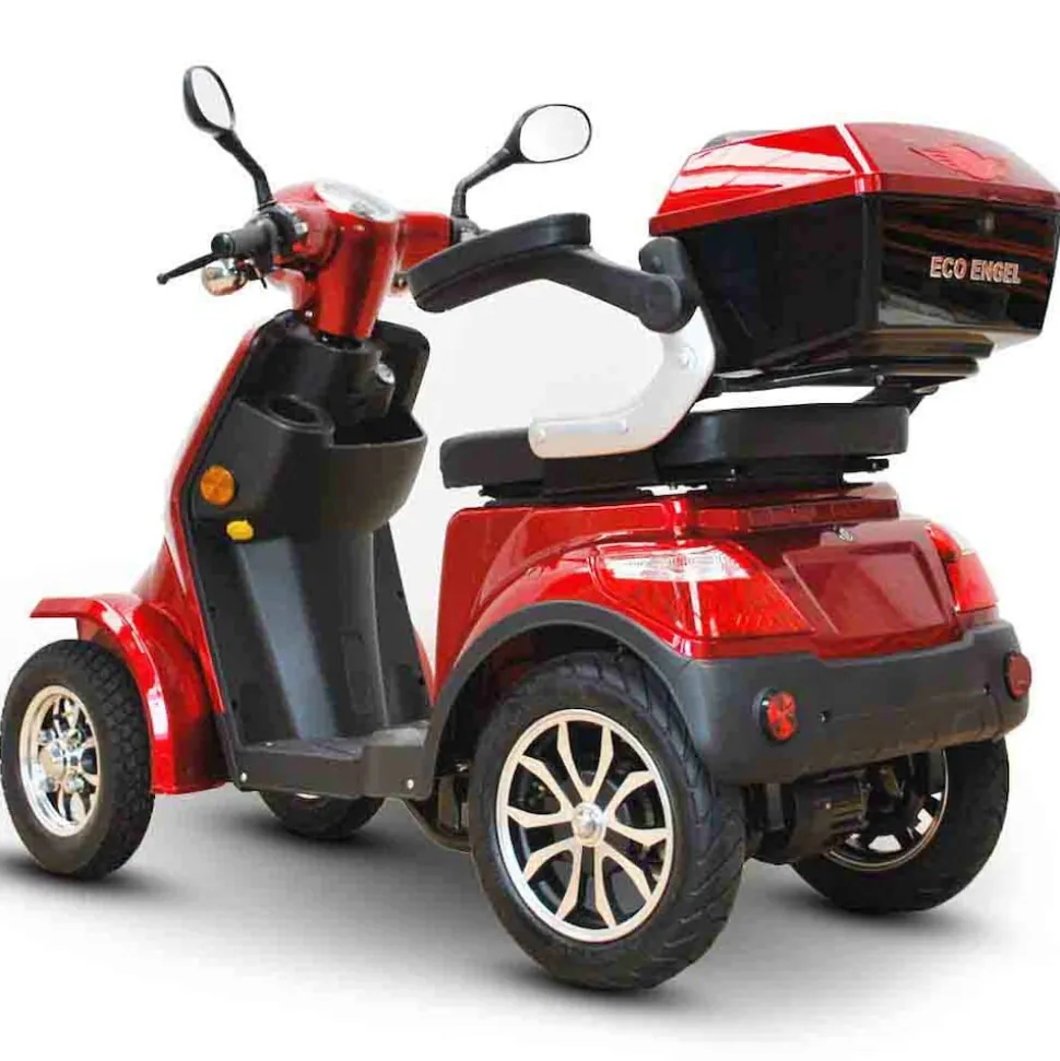 ECO ENGEL 510, Elektromobil 25 km/h mit 20 Ah Li-Io Akku herausnehmbar, Rot