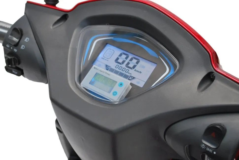 ECO ENGEL 504, Elektroroller 25 km/h mit 20 Ah Li-Io Akku, 1000 Watt, Rot