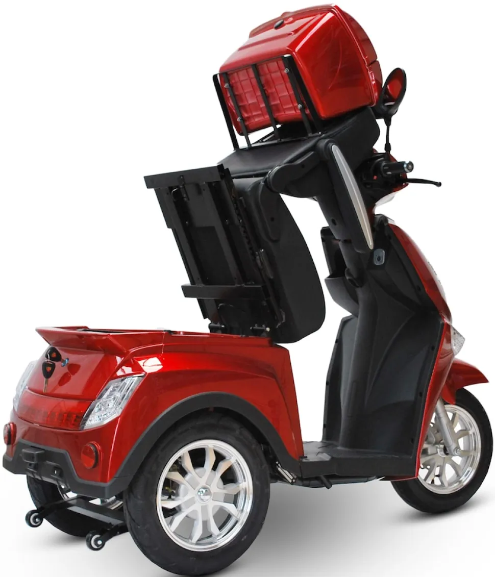 ECO ENGEL 504, Elektroroller 25 km/h mit 20 Ah Li-Io Akku, 1000 Watt, Rot