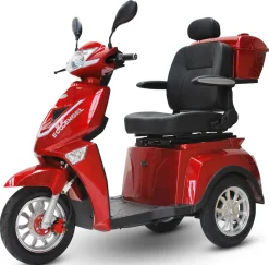 ECO ENGEL 504, Elektroroller 25 km/h mit 20 Ah Li-Io Akku, 1000 Watt, Rot