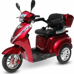 ECO ENGEL 501 Elektroroller, 25 km/h mit 30 Ah Li-Io Akku herausnehmbar, Rot