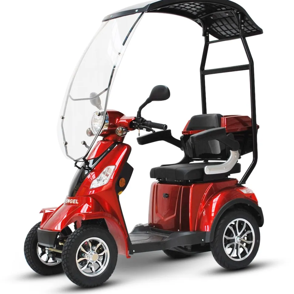 ECO ENGEL 510 Rot mit Dach, Elektromobil