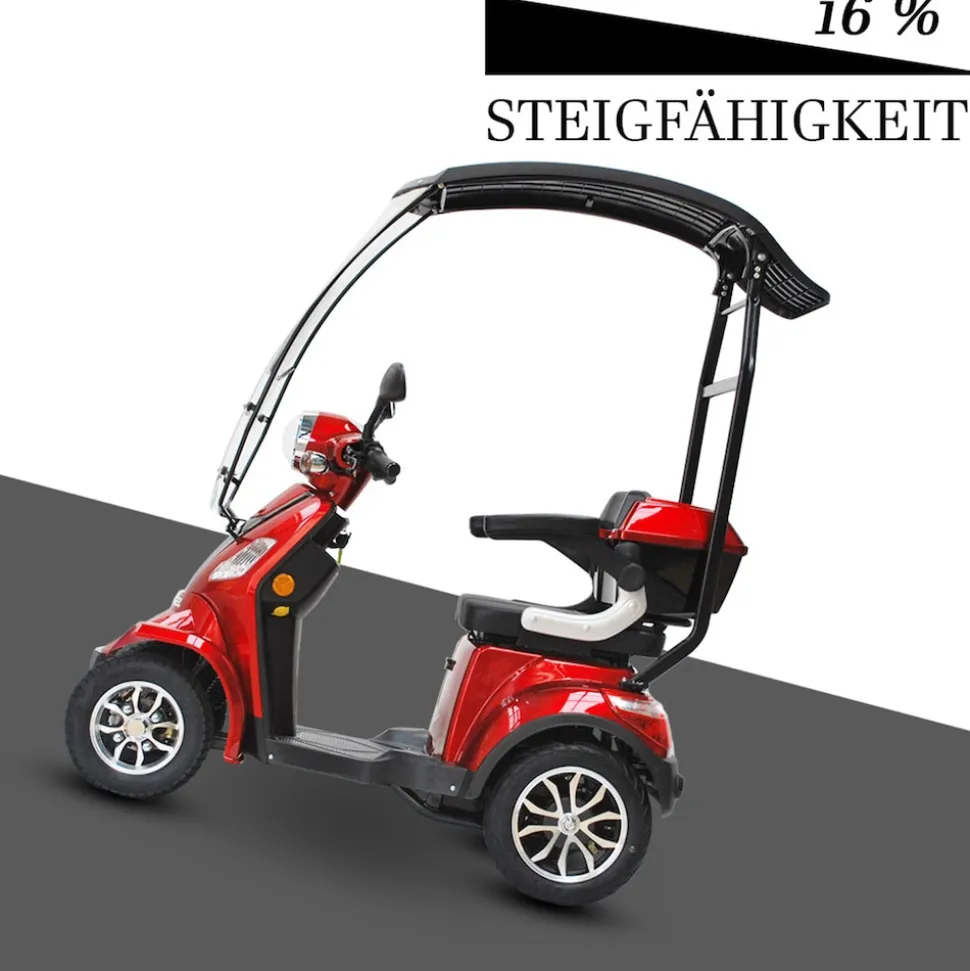 ECO ENGEL 510 Rot mit Dach, Elektromobil