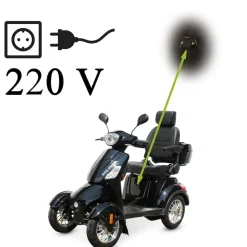 ECO ENGEL 525 Schwarz 20 Ah Li-Io Akku Herausnehmbar, Seniorenmobil