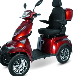 ECO ENGEL 530, 1000 Watt, 25 km/h, Elektromobil 4-Rad Roller, Rot - versch. Farben