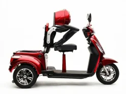 ECONELO E-Seniorenmobil Billy 2.0, Lithium-Akku, 3-Rad, 60V, 1000 Watt, normal Sitz, Rot