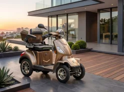 Econelo E-Seniorenmobil Voltrixx, Blei-Akku, 4-Rad, 1000 Watt, Braun