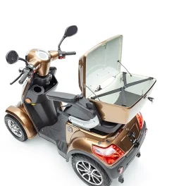 Econelo E-Seniorenmobil Voltrixx, Lithium-Akku, 4-Rad, 1000 Watt, Braun