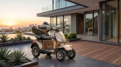 Econelo E-Seniorenmobil Voltrixx, Lithium-Akku, 4-Rad, 1000 Watt, Braun
