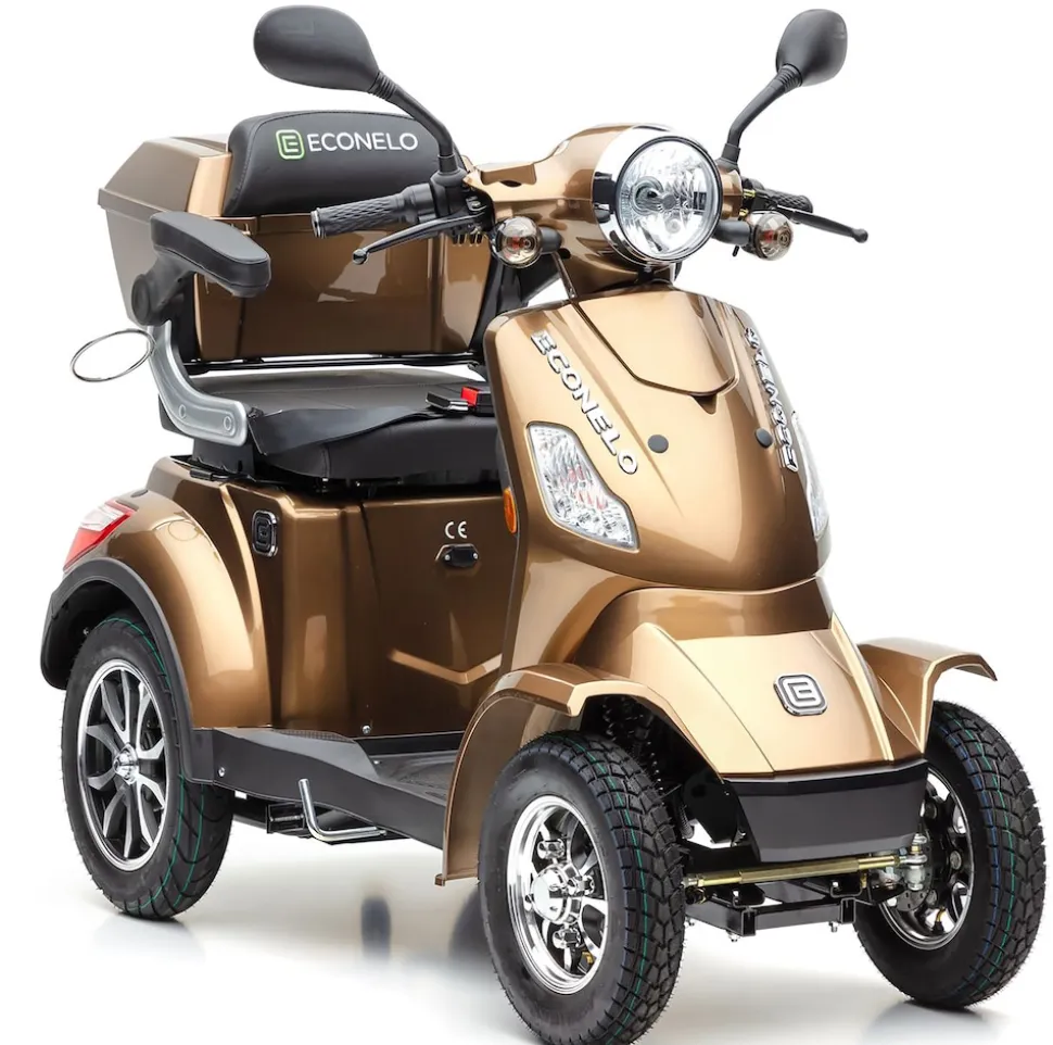 Econelo E-Seniorenmobil Voltrixx, Lithium-Akku, 4-Rad, 1000 Watt, Braun