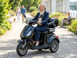 Econelo E-Seniorenmobil Yogi-IQ, Lithium-Akku, 3-Rad, 1000 Watt, Schwarz