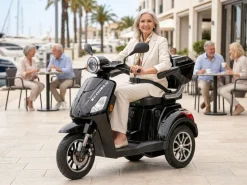 Econelo E-Seniorenmobil Yogi-IQ, Lithium-Akku, 3-Rad, 1000 Watt, Schwarz