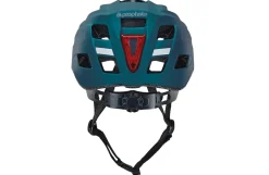 ECO Urban Fahrradhelm, stoßfeste Hartschaum-Innenschale, mit LED-Licht und Reflektionsstreifen, Größe: 52-59 cm, Farbe: blau
