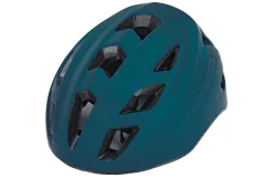 ECO Urban Fahrradhelm, stoßfeste Hartschaum-Innenschale, mit LED-Licht und Reflektionsstreifen, Größe: 52-59 cm, Farbe: blau