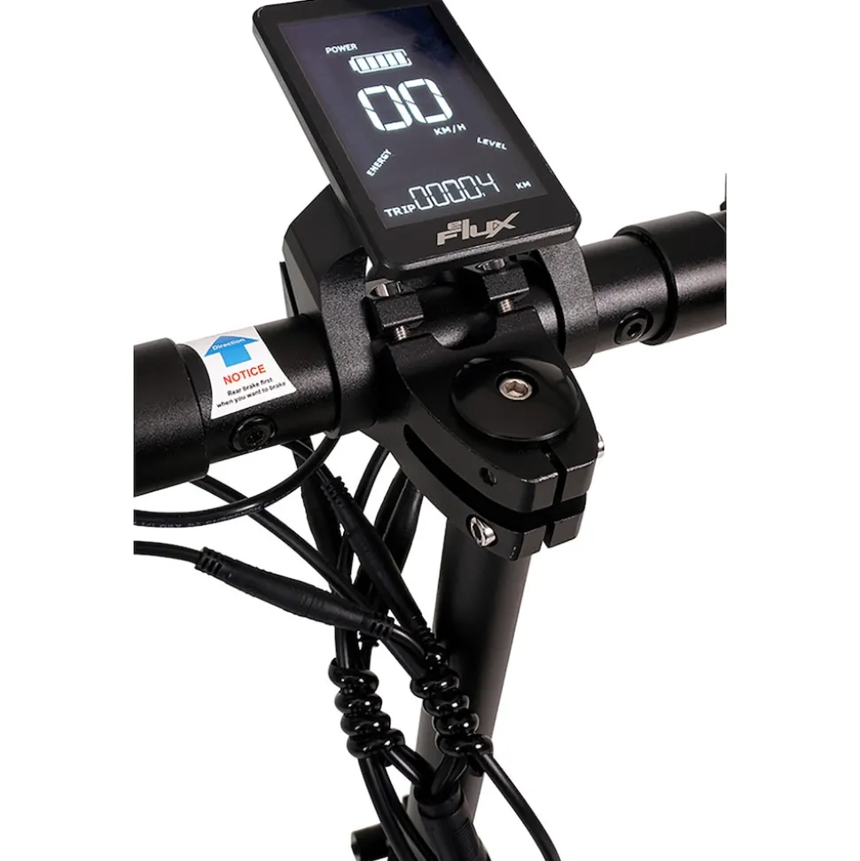 eFlux Lite Six Pro E-Scooter 1000 Watt, Straßenzulassung, 40 km/h, verstellbarer Sitz, Lithium-Akku