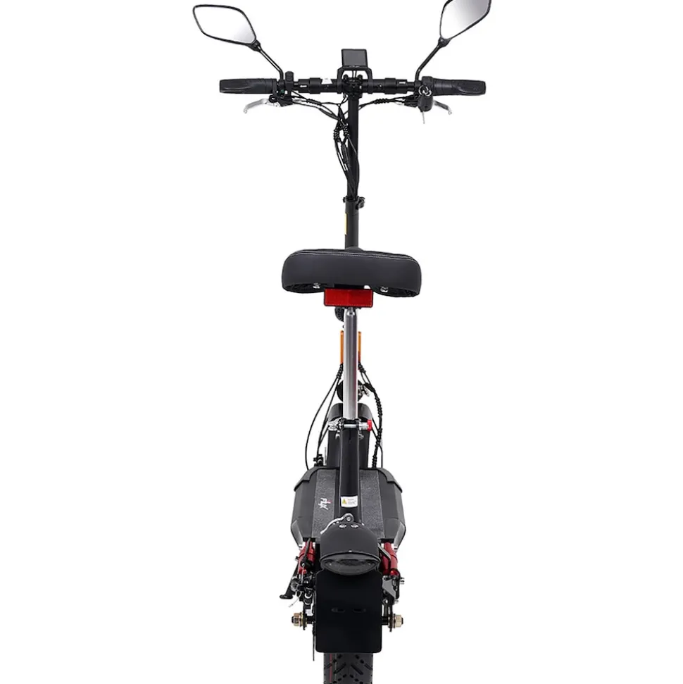 eFlux Lite Six Pro E-Scooter 1000 Watt, Straßenzulassung, 40 km/h, verstellbarer Sitz, Lithium-Akku