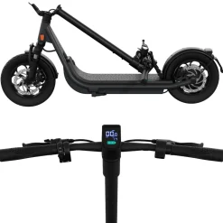 Egret X Core+ E-Scooter (max. 20 km/h, bis zu 55 km, Tragfähigkeit 130kg, Hinterradantrieb, 500W, Blinker)
