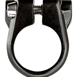 Elektra Sattelklemme mit Gepäckträger Aufnahme Sattelstützenklemme Fahrrad 31,8 mm 28,6 mm Sattelrohrschelle Sattelschelle