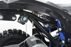 Elektro-Kinderquad Reneblade, Mini-Quad mit 1000 Watt, Federung, Scheibenbremsen, drosselbar, LEDs (Classic, Schwarz/Blau)