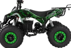 Elektro-Kinderquad S-10, Pocket-Quad mit 1000 Watt, Federung, Scheiben-/Trommelbremsen, bis 20 km/h (lackiert Camouflage)