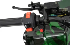 Elektro-Kinderquad S-10, Pocket-Quad mit 1000 Watt, Federung, Scheiben-/Trommelbremsen, bis 20 km/h (lackiert Camouflage)