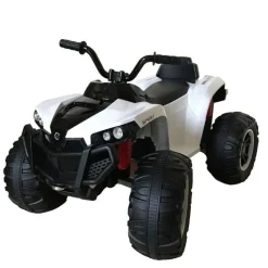 Elektro Kinderquad S888 weiss, Musikfunktion, 2x 25W Motoren, 12V 7Ah Akku