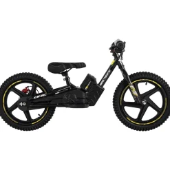 Elektro-Laufrad, 16 Zoll, Kinder-Balance-Bike m. 250 Watt, Scheibenbremsen, 3 Geschwindigkeitsstufen (Gelb)