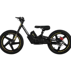 Elektro-Laufrad, 16 Zoll, Kinder-Balance-Bike m. 250 Watt, Scheibenbremsen, 3 Geschwindigkeitsstufen (Gelb)