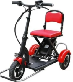 Elektro-Mobilitätshilfe MoBot Light rot - 3 Fahrstufen + Rückwärtsgang /klappbar
