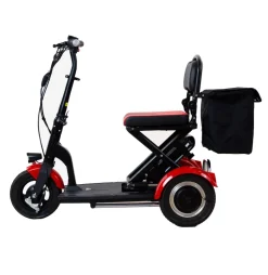 Elektro-Mobilitätshilfe MoBot Pro rot - 5 Fahrstufen + Rückwärtsgang /klappbar