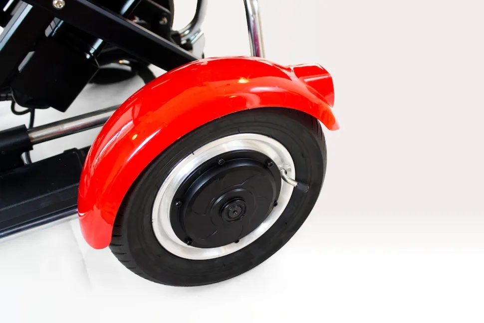 Elektro-Mobilitätshilfe MoBot Pro rot - 5 Fahrstufen + Rückwärtsgang /klappbar