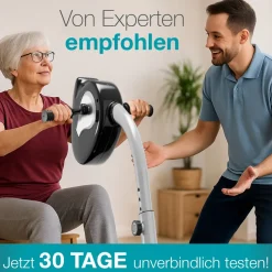 ELONEO Arm- und Beintrainer aktiv »2in1« mit Motor, Elektro Heimtrainer höhenverstellbar inkl. Trainingscomputer mit 6 Trainingsprogrammen