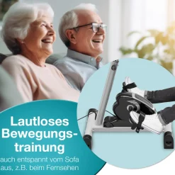 ELONEO Arm- und Beintrainer aktiv »2in1« mit Motor, Elektro Heimtrainer höhenverstellbar inkl. Trainingscomputer mit 6 Trainingsprogrammen