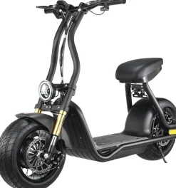 ENEWAY COCO Wave-S 1000W 48V Fatwheel LowRider Scooter mit Strassenzulassung 45 km/h BLACK