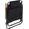 2er-Set Campingstuhl MCW-Q44, Gartenstuhl Balkonstuhl Freizeitstuhl, klappbar verstellbar Outdoor Metall Stoff ~ schwarz