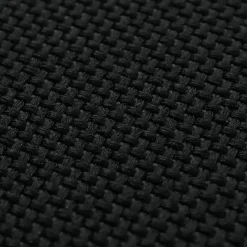 2er-Set Campingstuhl MCW-Q43, Gartenstuhl Balkonstuhl Freizeitstuhl, klappbar Bambus Metall Stoff/Textil ~ schwarz