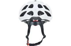 Erwachsenen-Fahrradhelm, Inmold, Größe: 58-61 cm, 240 g, Farbe: weiß mit Reflexstreifen