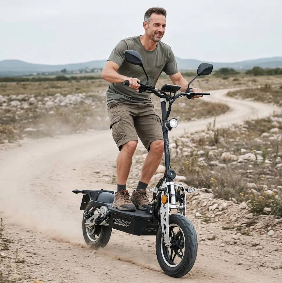 E-Scooter - VR-1500-EEC - mit Straßenzulassung - schwarz