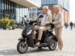 E-Seniorenmobil Denia, Lithium-Akku, 3-Rad, 1000 Watt, Schwarz