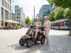 E-Seniorenmobil MAXXI 4.0 - Lithium Akku - 1000W - 25km/h - BRAUN