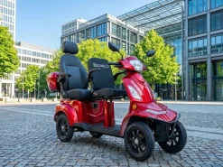 E-Seniorenmobil Vista Quarter-1L, Blei-Akku, 4-Rad, 60V, 1000 Watt, Komfort-Sitz, Rot
