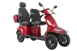 E-Seniorenmobil Vista Quarter-1L, Blei-Akku, 4-Rad, 60V, 1000 Watt, Rot