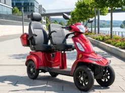E-Seniorenmobil Vista Quarter-1L, Blei-Akku, 4-Rad, 60V, 1000 Watt, Rot