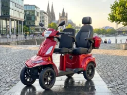 E-Seniorenmobil Vista Quarter-1L, Blei-Akku, 4-Rad, 60V, 1000 Watt, Rot